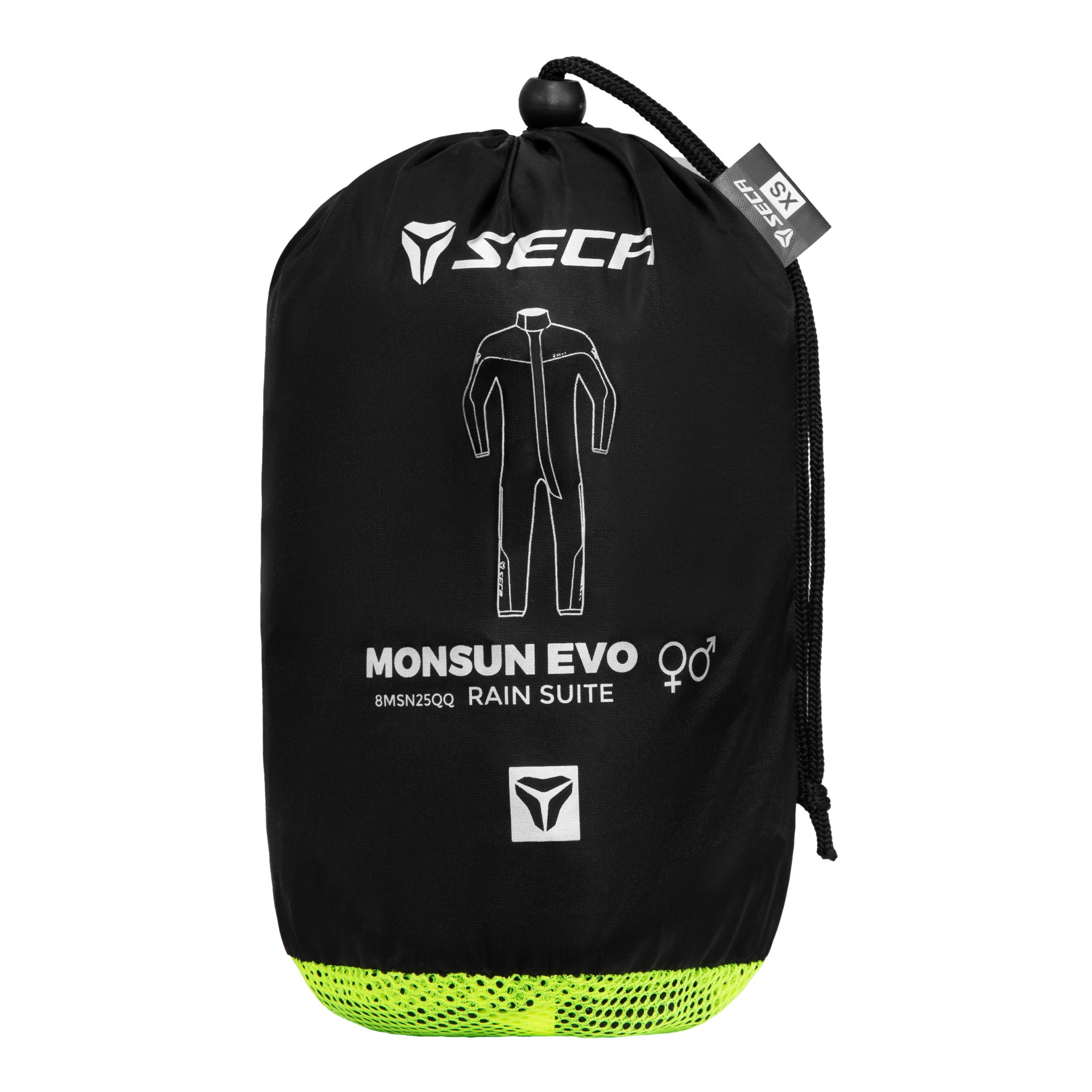 Цял дъждобран SECA MONSUN EVO BLACK/FLUO — снимка 2