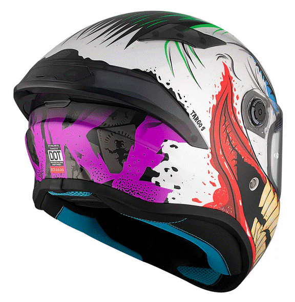 Каска MТ TARGO S JOKE A5 GLOSS — снимка 6