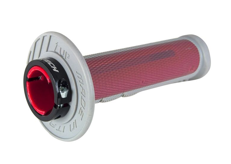 Ръкохватки RACETECH R20 Lock On Grips Half Waffle BETA 21 (Grey) — снимка 2