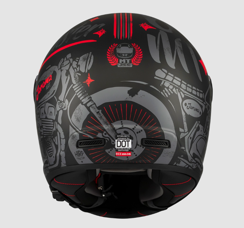 Каска MT JARAMA SV ART E5 MATT — снимка 3