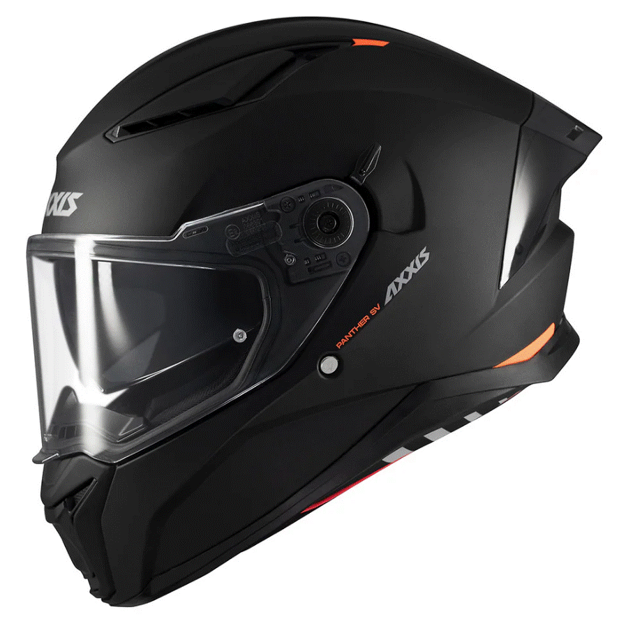 Каска AXXIS PANTHER SV SOLID A1 BLACK МАТТ 1