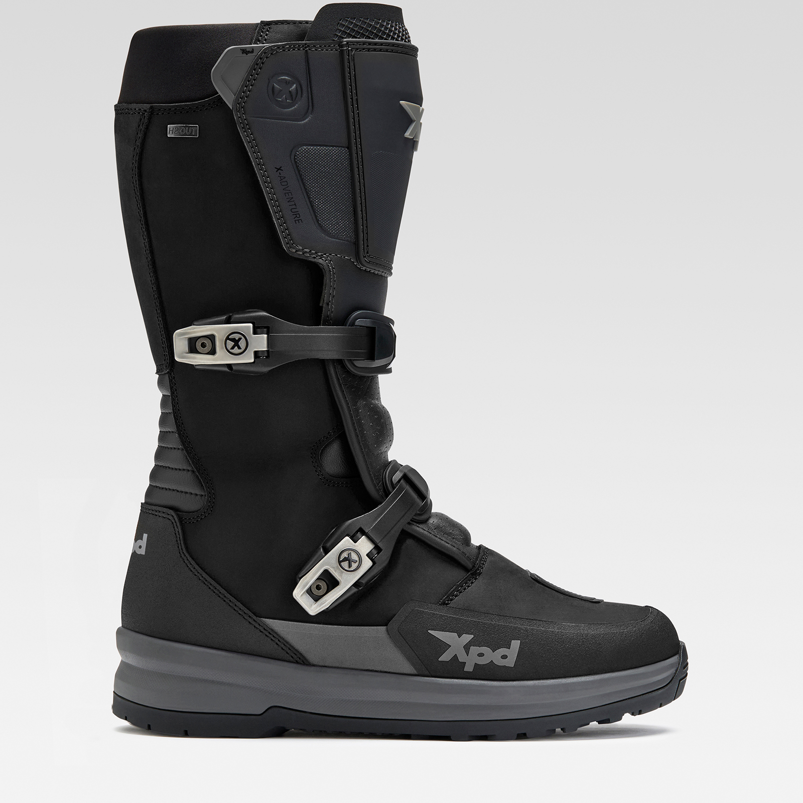 Ботуши за мотор XPD X-ADVENTURE H2OUT BLACK 1