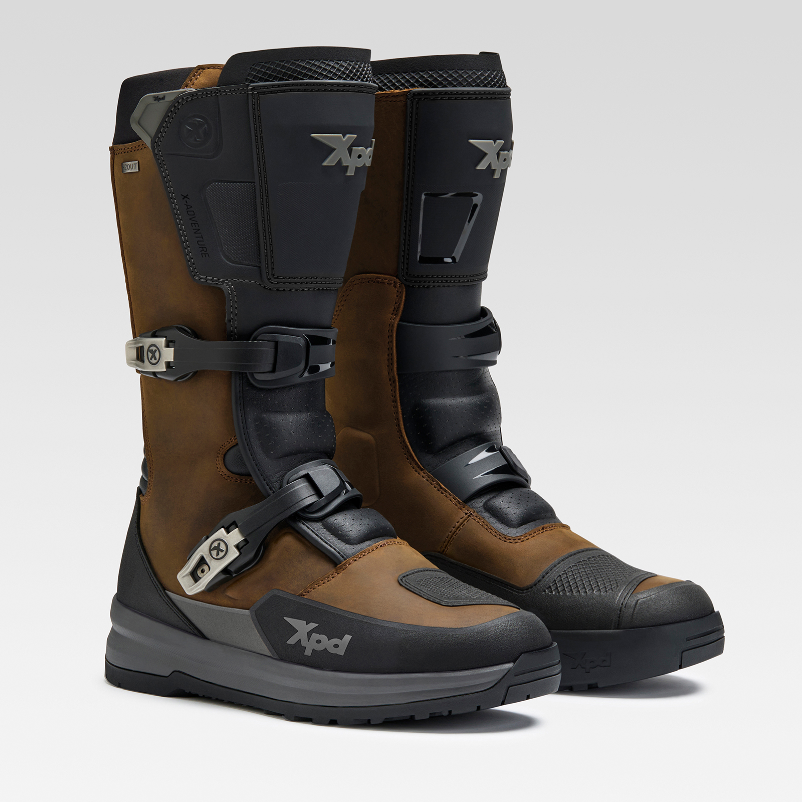 Ботуши за мотор XPD X-ADVENTURE H2OUT BROWN — снимка 2