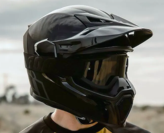 Козирка за каска ICON AIRFLITE GLOSSY BLACK — снимка 2