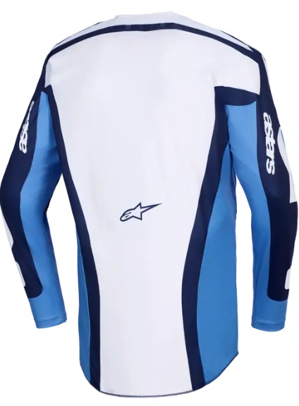 Мотокрос джърси Alpinestars RIWAY BLUE/WHITE — снимка 2