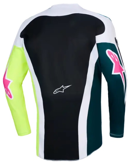 Мотокрос джърси Alpinestars Racer Portl GREEN/WHITE/BLACK — снимка 2