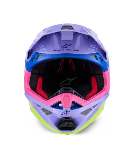 Мотокрос каска ALPINESTARS S-M10 JETT PURPLE/PINK — снимка 3