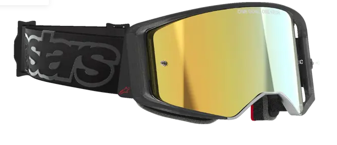 Мотокрос очила ALPINESTARS SUPERTECH VISTA BLACK MIRROR-GOLD — снимка 2