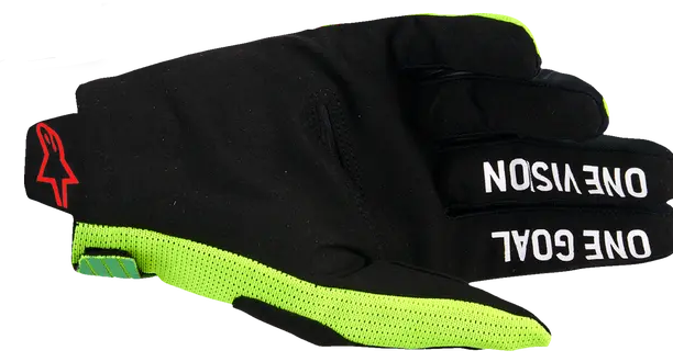 Мотокрос ръкавици ALPINESTARS RADAR PRO GRN/YELL/PNK FL — снимка 2