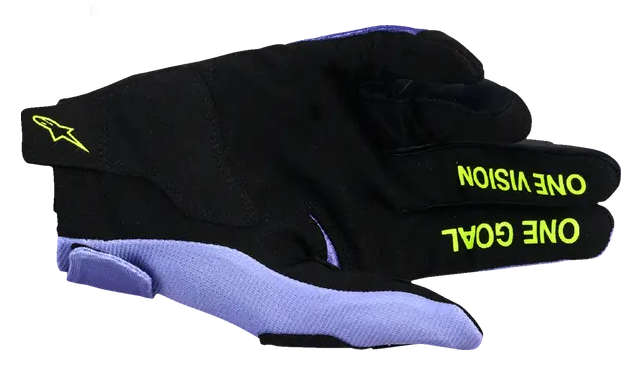Мотокрос ръкавици ALPINESTARS RADAR PURPLE/YELLOW — снимка 2