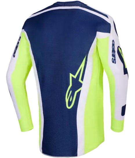 Мотокрос джърси Alpinestars RACER AIR RIWAY GRAY/YELLOW/BLUE — снимка 2