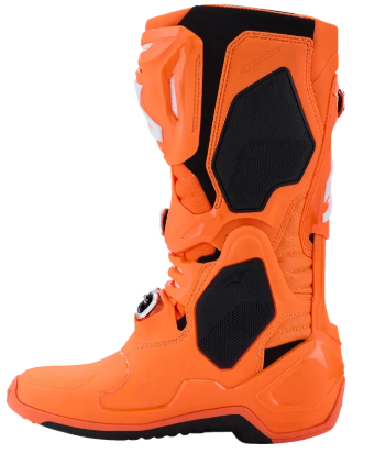 Мотокрос ботуши ALPINESTARS TECH 10 SUPERVENTED ORG FL/BLK/WHT — снимка 3