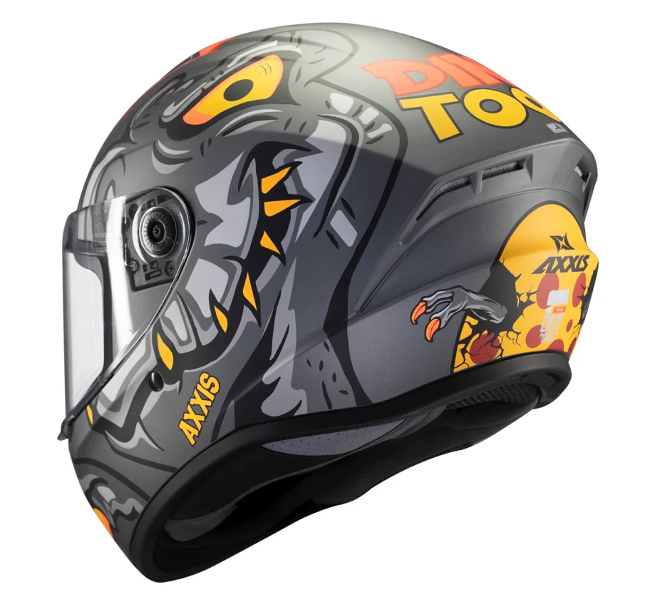 Каска AXXIS DRAKEN S DINOTOON B5 — снимка 3