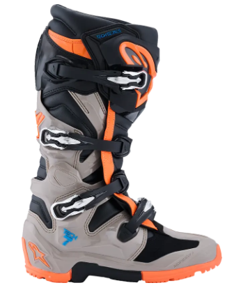 Мотокрос ботуши ALPINESTARS TECH 7 ENDURO BACK/GREY/ORANGE_3