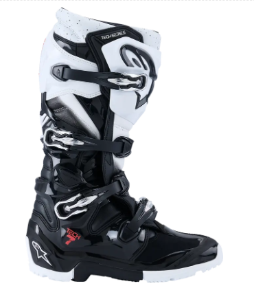 Мотокрос ботуши ALPINESTARS ТECH 7 ENDURO BLK/WHT — снимка 3