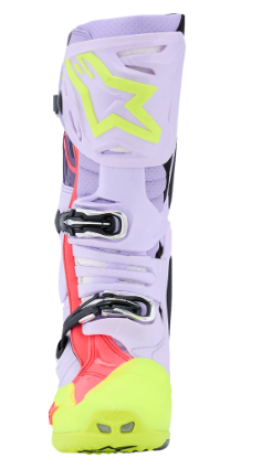Мотокрос ботуши ALPINESTARS TECH 10 S-VENTED PURPLE/YELLOW/DIVA PINK — снимка 6
