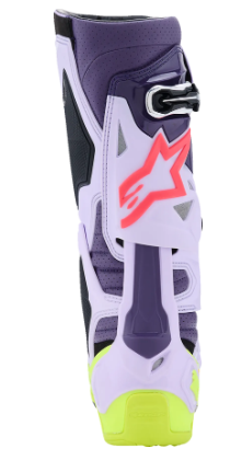 Мотокрос ботуши ALPINESTARS TECH 10 S-VENTED PURPLE/YELLOW/DIVA PINK — снимка 3