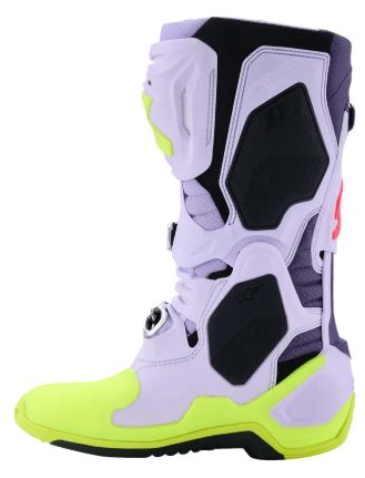 Мотокрос ботуши ALPINESTARS TECH 10 S-VENTED PURPLE/YELLOW/DIVA PINK — снимка 2