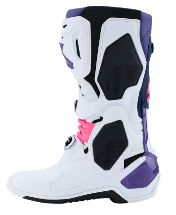Мотокрос ботуши ALPINESTARS TECH 10 WHIT/VIOLET/NAVY/PINK — снимка 4