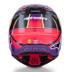 Мотокрос каска ALPINESTARS SM10 ERA PINK/VIO/YL — снимка 4
