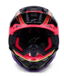 Мотокрос каска ALPINESTARS SM10 ERA PINK/VIO/YL — снимка 2