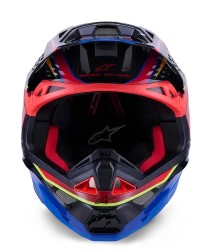 Мотокрос каска ALPINESTARS SM10 ERA BLUE/RED/YL — снимка 5