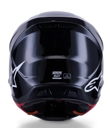 Мотокрос каска ALPINESTARS SM7 BLACK-GLOSS — снимка 5