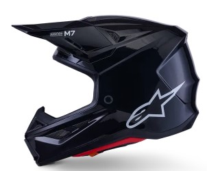 Мотокрос каска ALPINESTARS SM7 BLACK-GLOSS — снимка 3