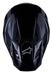 Мотокрос каска ALPINESTARS SM7 BLACK-GLOSS — снимка 2