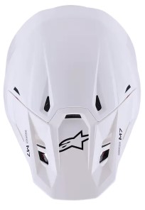 Мотокрос каска ALPINESTARS SM7 WHITE-GLOSS — снимка 6