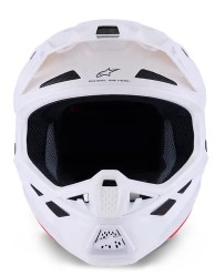 Мотокрос каска ALPINESTARS SM7 WHITE-GLOSS — снимка 3
