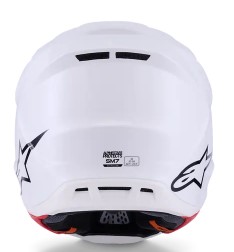 Мотокрос каска ALPINESTARS SM7 WHITE-GLOSS — снимка 2