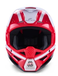 Мотокрос каска ALPINESTARS SM3 HEAT RED/WH/BLK — снимка 2