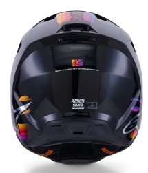Мотокрос каска ALPINESTARS SM3 FORCE BLACK-GLOSS — снимка 2