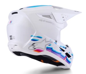 Мотокрос каска ALPINESTARS SM3 FORCE WHITE-GLOSS — снимка 3