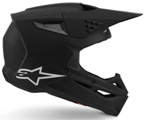 Мотокрос каска ALPINESTARS SM3 BLACK-MATT_3