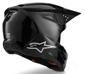 Мотокрос каска ALPINESTARS SM3 BLACK-GLOSS — снимка 4