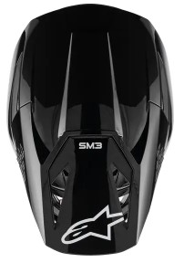 Мотокрос каска ALPINESTARS SM3 BLACK-GLOSS — снимка 2