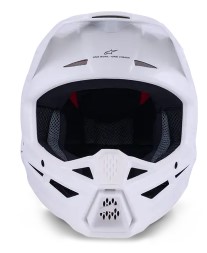 Мотокрос каска ALPINESTARS SM3 WHITE-GLOSS — снимка 4