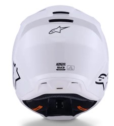 Мотокрос каска ALPINESTARS SM3 WHITE-GLOSS — снимка 2