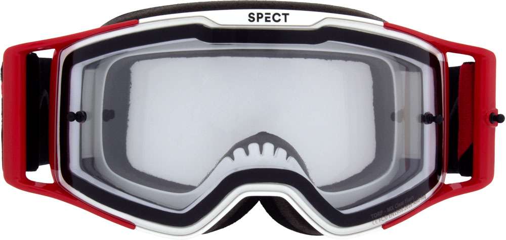 Мотокрос очила Spect Red Bull TORP 005 BLACK/WHITE CLEAR — снимка 2