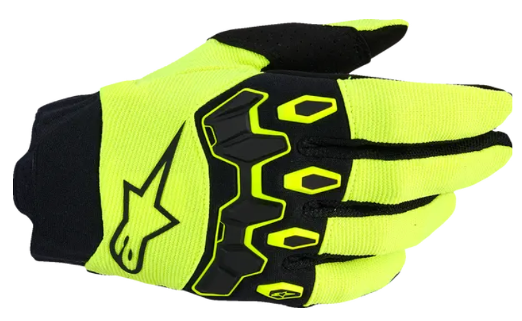 Детски мотокрос ръкавици ALPINESTARS FULL BORE V2 YELLOW/BLACK 1