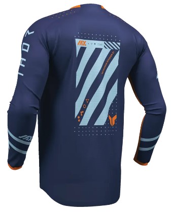 Мотокрос джърси THOR LAUNCHMODE FUTURA NV/ORG — снимка 4