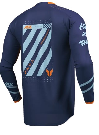 Мотокрос джърси THOR LAUNCHMODE FUTURA NV/ORG — снимка 2