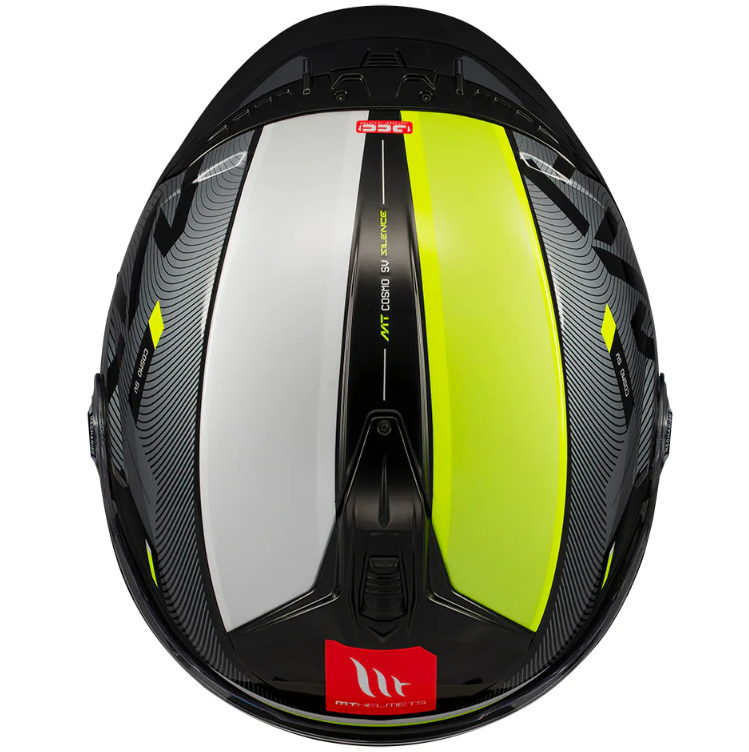 Скутер каска MT COSMO SV SILENCE B3 YELLOW GLOSS — снимка 6