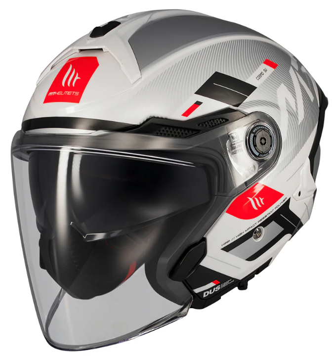 Скутер каска MT COSMO SV SILENCE A2 GREY GLOSS — снимка 2