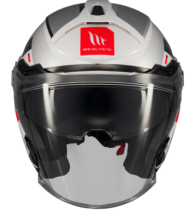 Скутер каска MT COSMO SV SILENCE A2 GREY GLOSS — снимка 3