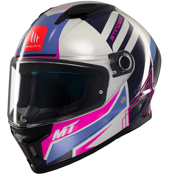 Каска MT STINGER 2 TRON C8 GLOSS PINK — снимка 2