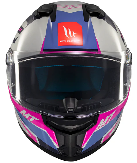 Каска MT STINGER 2 TRON C8 GLOSS PINK — снимка 3
