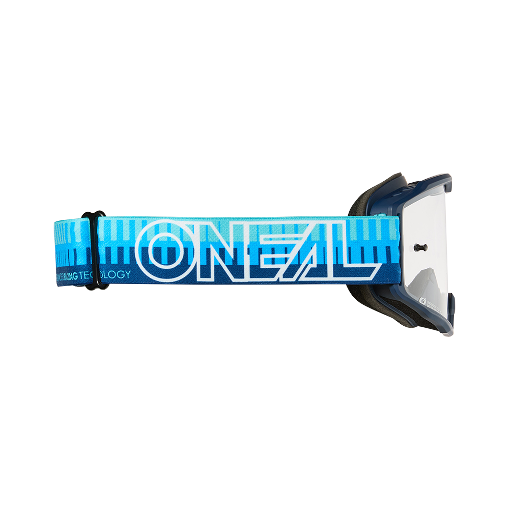 Мотокрос очила O'NEAL B-10 STRIPED BLUE/BLUE - CLEAR V.26 — снимка 3